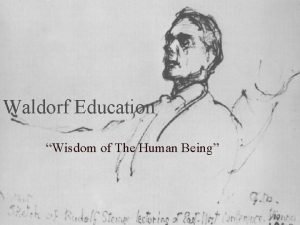 Waldorf Education Wisdom of The Human Being Rudolf