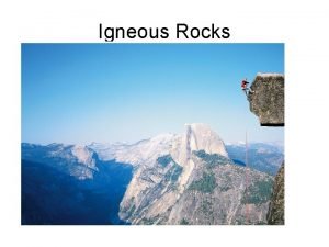 Intrusive rocks