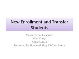 Charter school institute