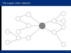 Value advantage in supply chain management