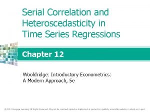 Serial Correlation and Heteroscedasticity in Time Series Regressions