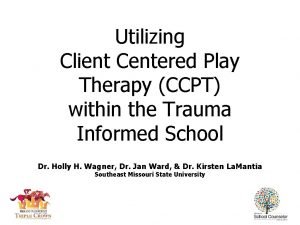 Utilizing Client Centered Play Therapy CCPT within the