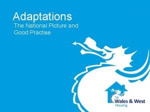 Adaptations The National Picture and Good Practise Robin