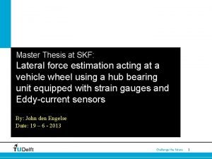 Skf master thesis