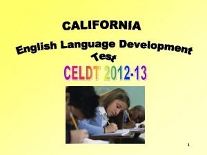 Celdt test practice