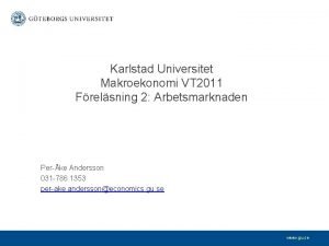 Karlstad universitet