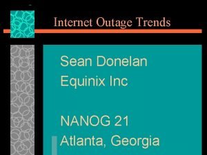 Equinix power outage