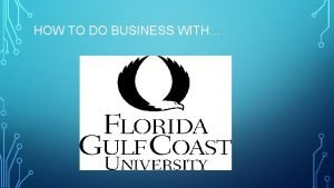 Fgcu procurement