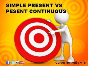 Try present continuous