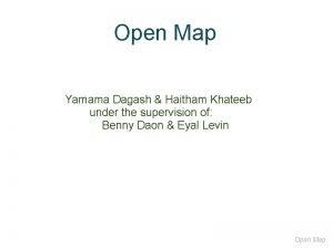 Open Map Yamama Dagash Haitham Khateeb under the