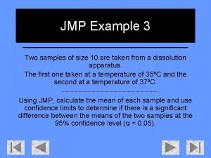 Jmp subset