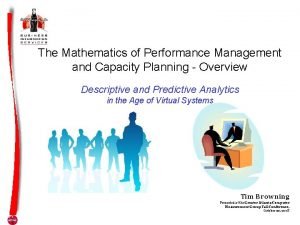 Capacity planning predictive analytics