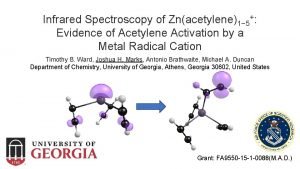 Infrared Spectroscopy of Znacetylene1 5 Evidence of Acetylene