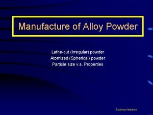 Amalgam alloy powder