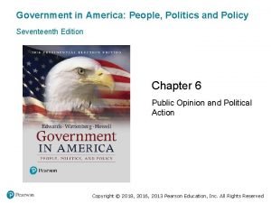 Government in America People Politics and Policy Seventeenth