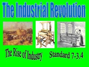 As new industrialism swept over the land