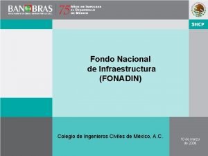 Fondo nacional de infraestructura