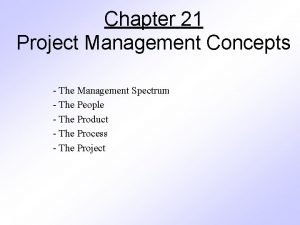 Project management spectrum