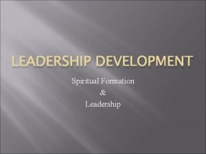 Definition of leadership training