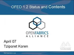What is ofed