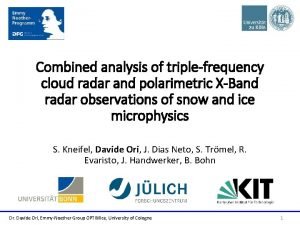 Combined analysis of triplefrequency cloud radar and polarimetric