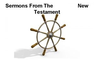 Sermons From The Testament New Thy Kingdom Come