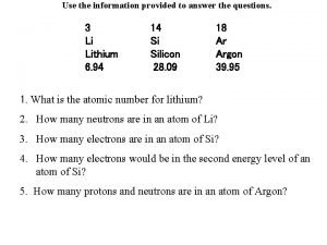 How many protons are in lithium