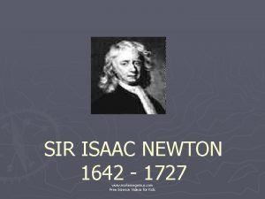 Isaac newton trivia