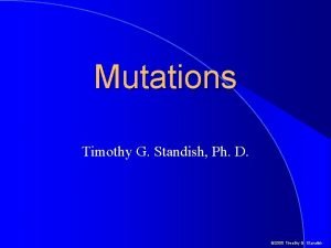 Transition vs transversion mutation Transition vs transversion mutation