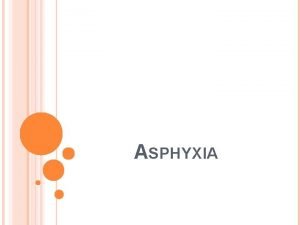 ASPHYXIA ASPHYXIA Medical term for suffocation Severer deficiency