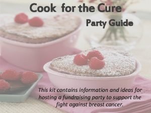 Cook for the cure