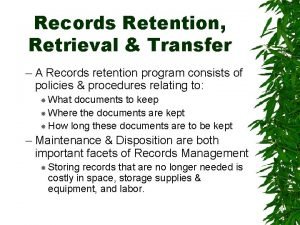 Useful records