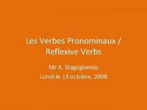 Liste des verbes pronominaux