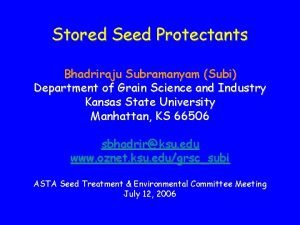 Storcide seed treatment