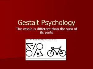 Max wertheimer gestalt psychology