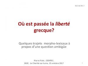 03102017 O est passe la libert grecque Quelques