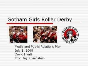 Media relations derby