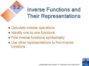 Functions and their representations