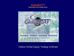 Direct access trading