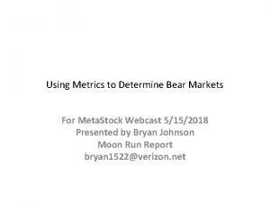 Meta bear market