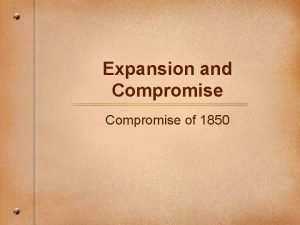 Missouri compromise