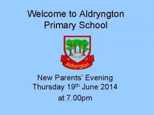 Aldryngton primary school term dates