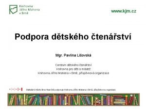 www kjm cz Podpora dtskho tenstv Mgr Pavlna