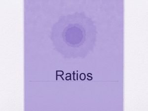 Ratios Standard and Essential Question MCC 6 RP