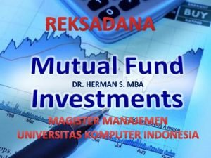 REKSADANA DR HERMAN S MBA MAGISTER MANAJEMEN UNIVERSITAS