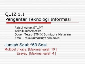 Yang tidak tergolong sebagai mikrokomputer