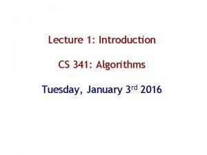 Cs341 uwaterloo