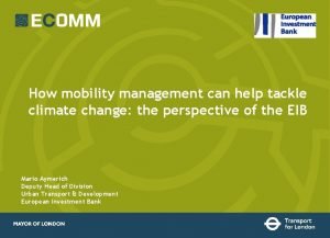 How mobility management can help tackle climate change