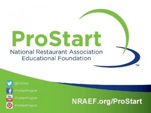 Pro Start Pro Start Program NRAEF orgPro Start