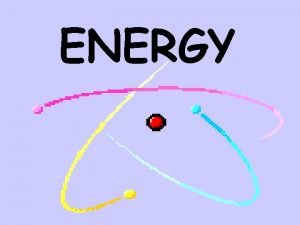 Energy transformation example